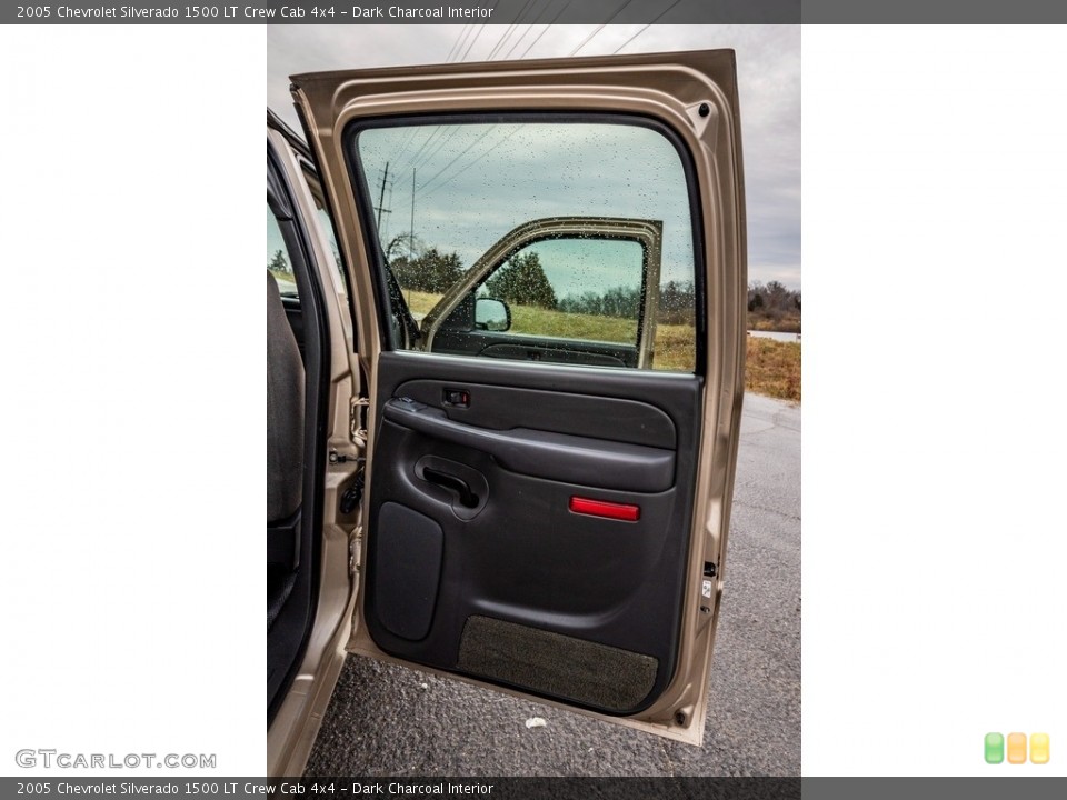 Dark Charcoal Interior Door Panel for the 2005 Chevrolet Silverado 1500 LT Crew Cab 4x4 #143393129