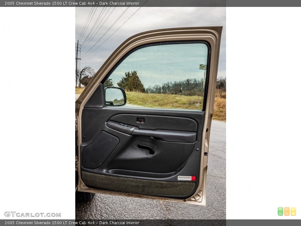 Dark Charcoal Interior Door Panel for the 2005 Chevrolet Silverado 1500 LT Crew Cab 4x4 #143393144