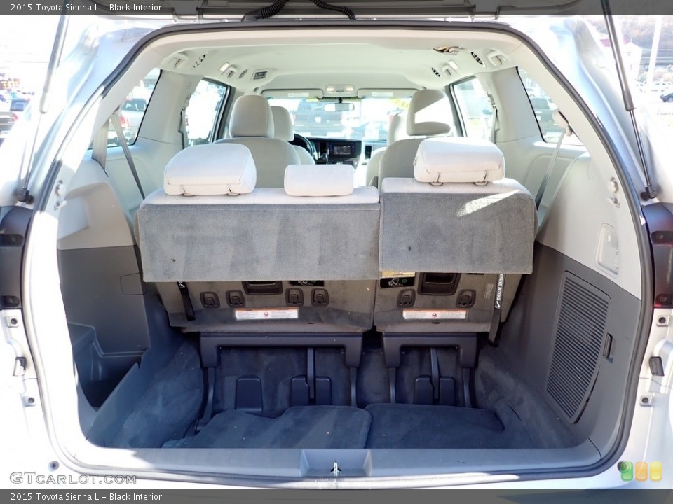 Black Interior Trunk for the 2015 Toyota Sienna L #143398147