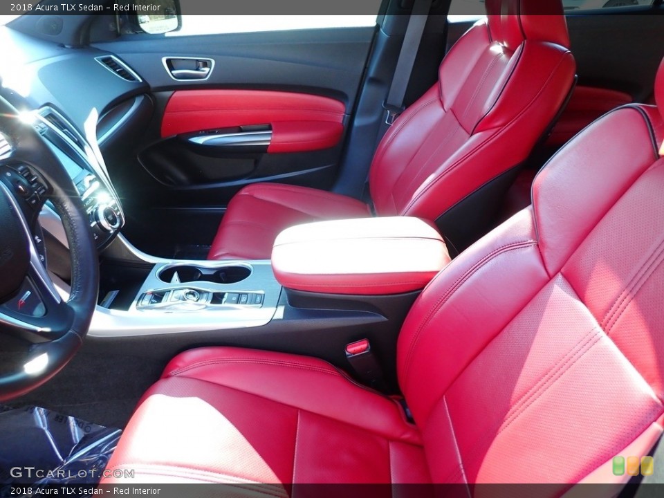 Red 2018 Acura TLX Interiors