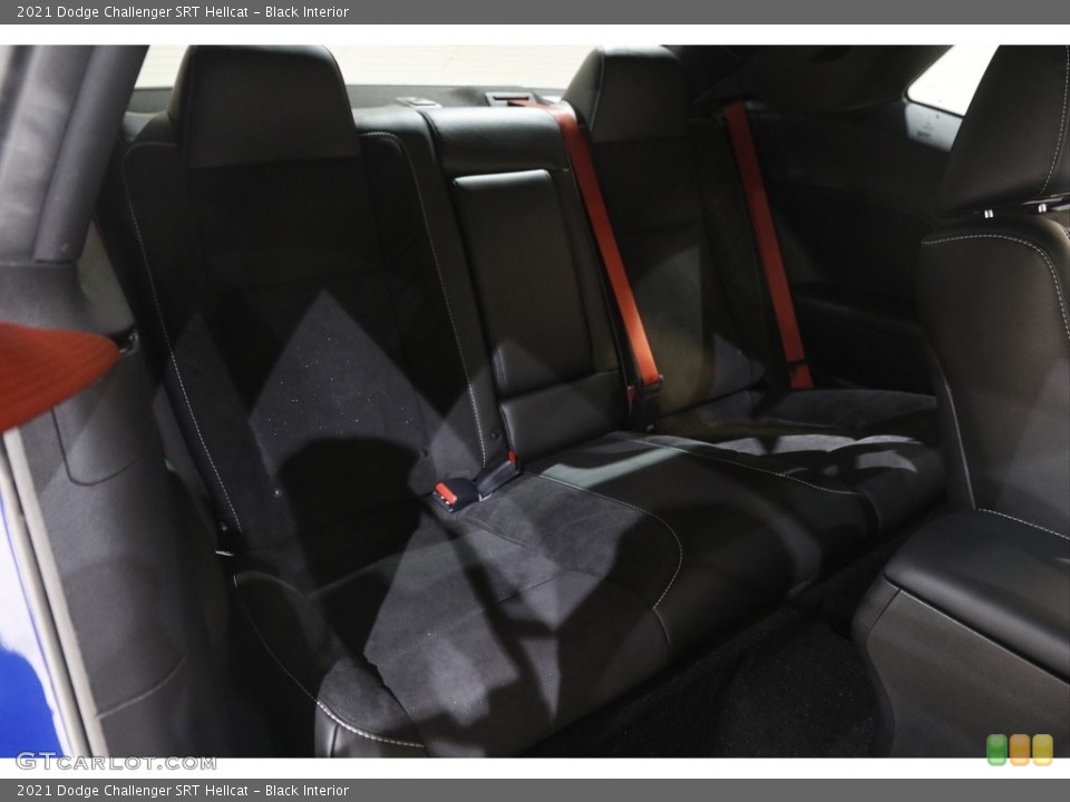 Black Interior Rear Seat for the 2021 Dodge Challenger SRT Hellcat #143401600