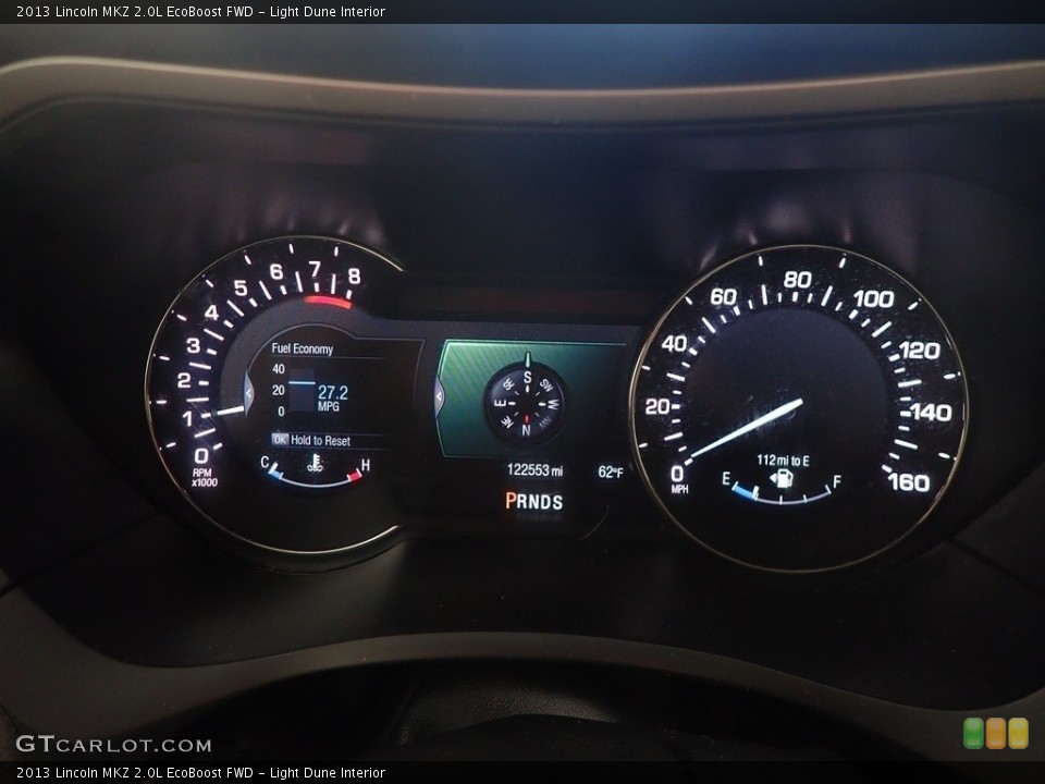 Light Dune Interior Gauges for the 2013 Lincoln MKZ 2.0L EcoBoost FWD #143402851