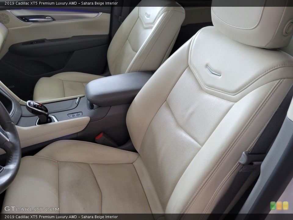 Sahara Beige Interior Front Seat for the 2019 Cadillac XT5 Premium Luxury AWD #143407530