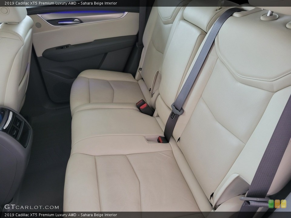 Sahara Beige Interior Rear Seat for the 2019 Cadillac XT5 Premium Luxury AWD #143407554