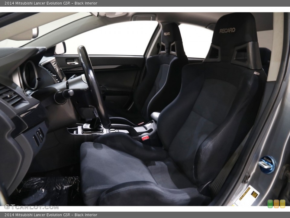 Black Interior Front Seat for the 2014 Mitsubishi Lancer Evolution GSR #143411463