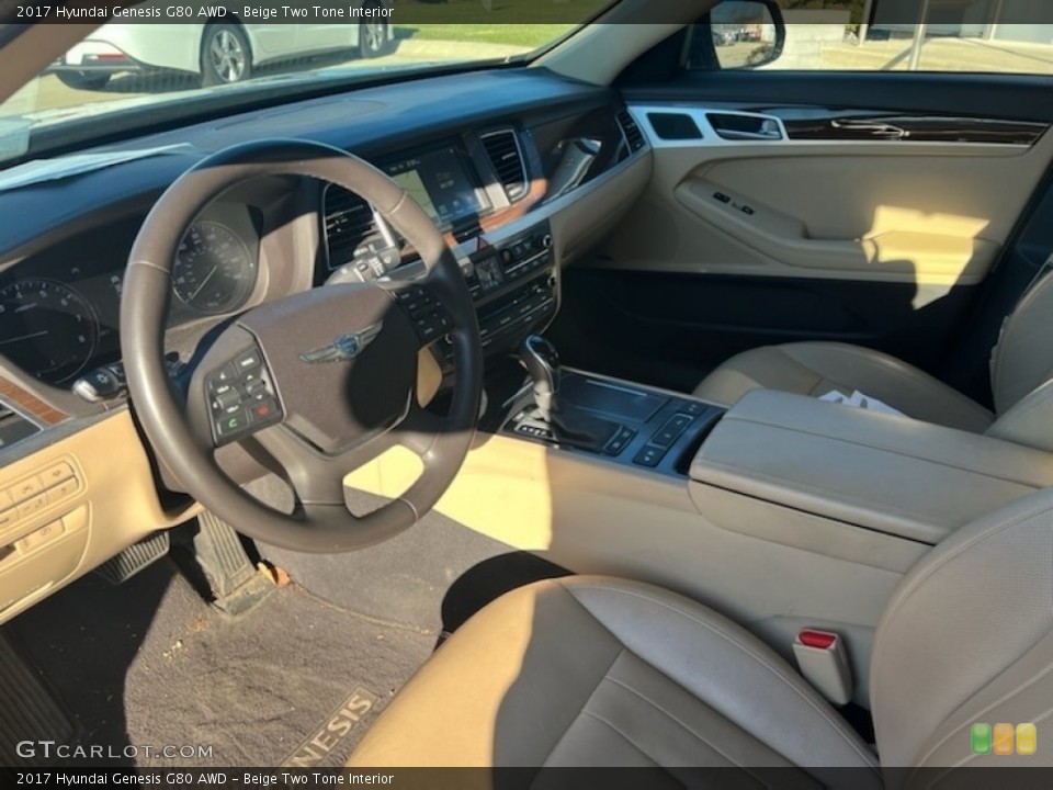 Beige Two Tone 2017 Hyundai Genesis Interiors
