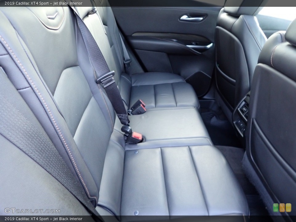 Jet Black Interior Rear Seat for the 2019 Cadillac XT4 Sport #143412541