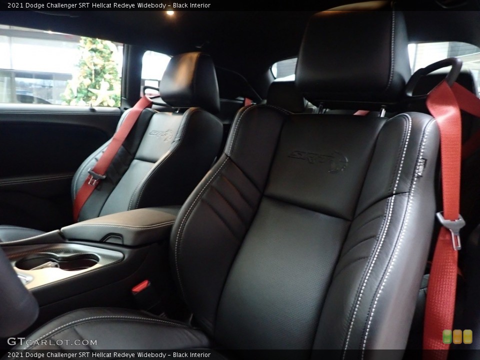 Black Interior Front Seat for the 2021 Dodge Challenger SRT Hellcat Redeye Widebody #143413285