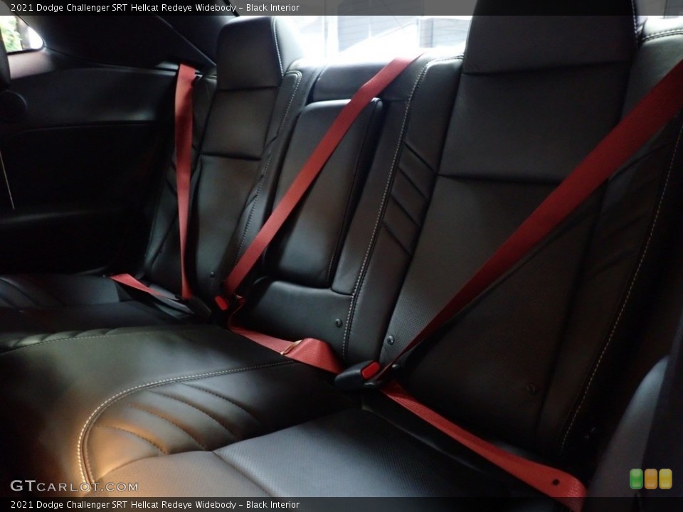 Black Interior Rear Seat for the 2021 Dodge Challenger SRT Hellcat Redeye Widebody #143413312