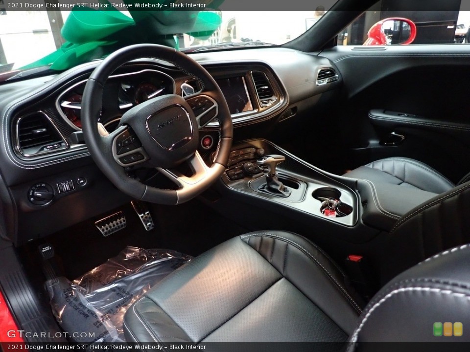 Black Interior Photo for the 2021 Dodge Challenger SRT Hellcat Redeye Widebody #143413325