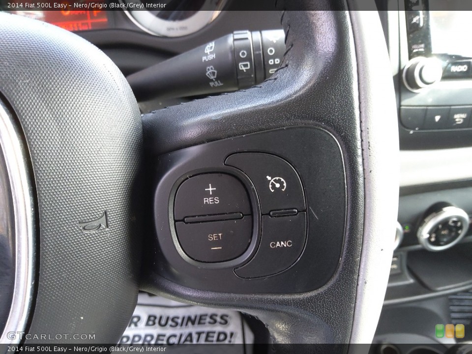 Nero/Grigio (Black/Grey) Interior Steering Wheel for the 2014 Fiat 500L Easy #143419525