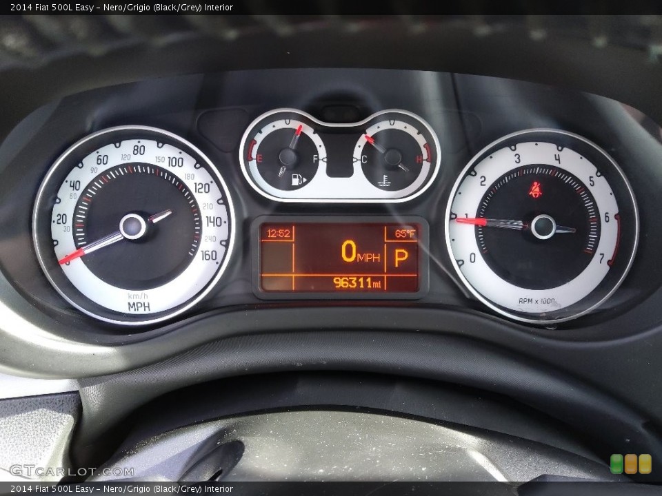 Nero/Grigio (Black/Grey) Interior Gauges for the 2014 Fiat 500L Easy #143419543