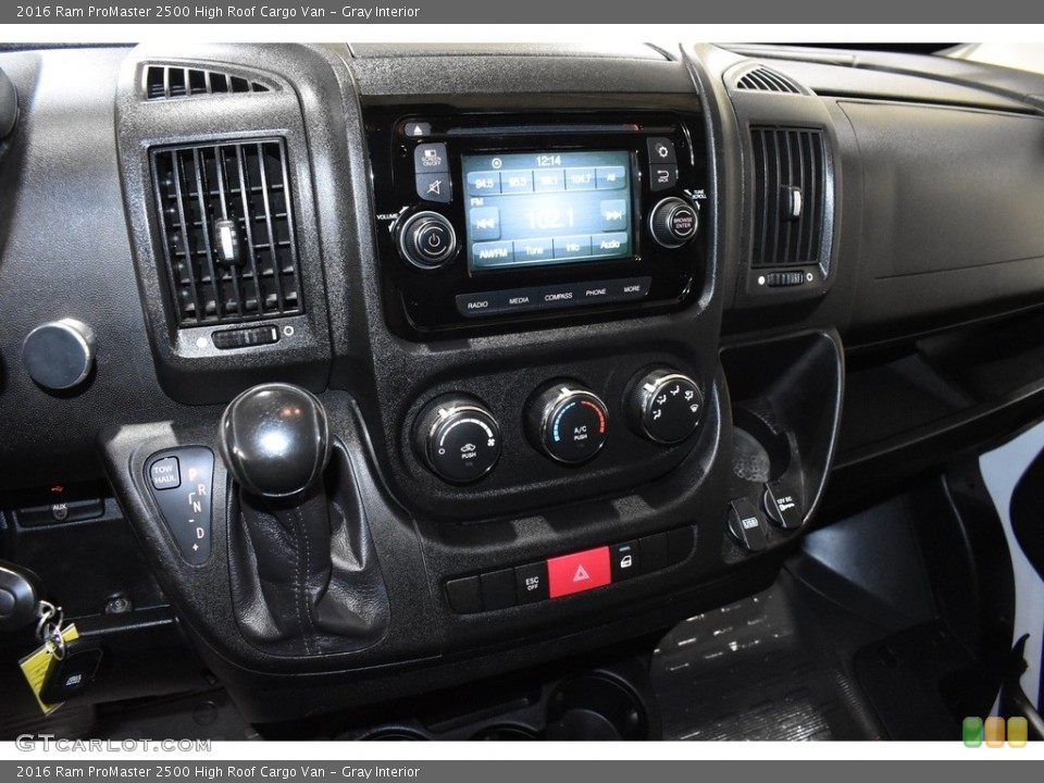 Gray Interior Controls for the 2016 Ram ProMaster 2500 High Roof Cargo Van #143419873