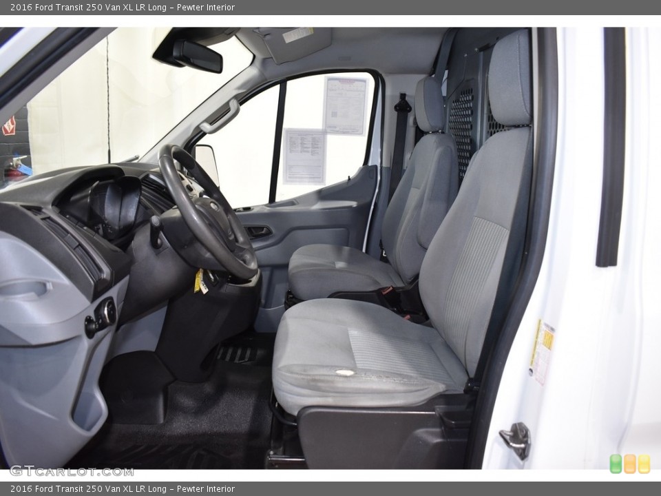 Pewter Interior Front Seat for the 2016 Ford Transit 250 Van XL LR Long #143419993