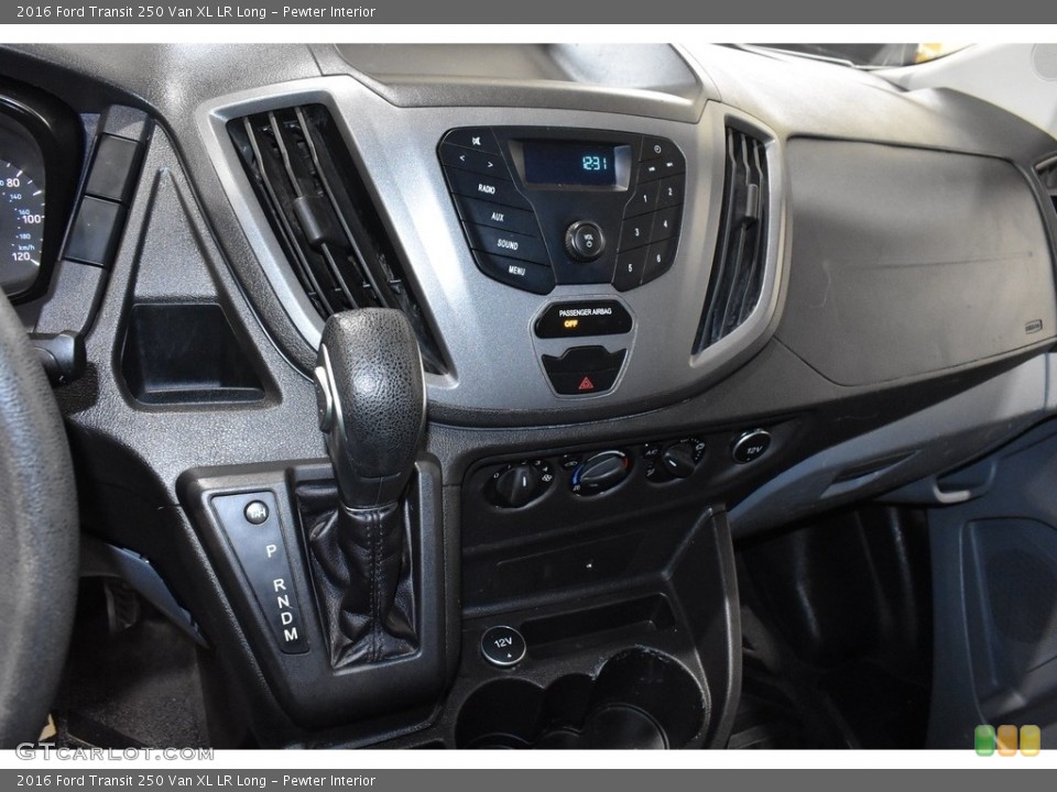 Pewter Interior Controls for the 2016 Ford Transit 250 Van XL LR Long #143420095