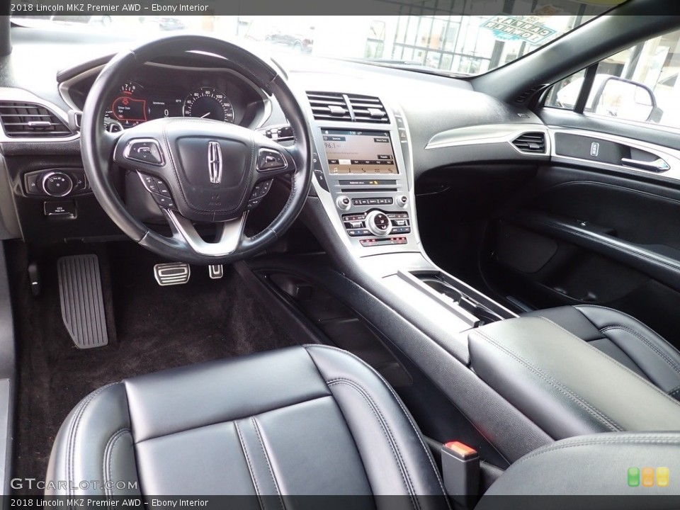 Ebony Interior Photo for the 2018 Lincoln MKZ Premier AWD #143421655
