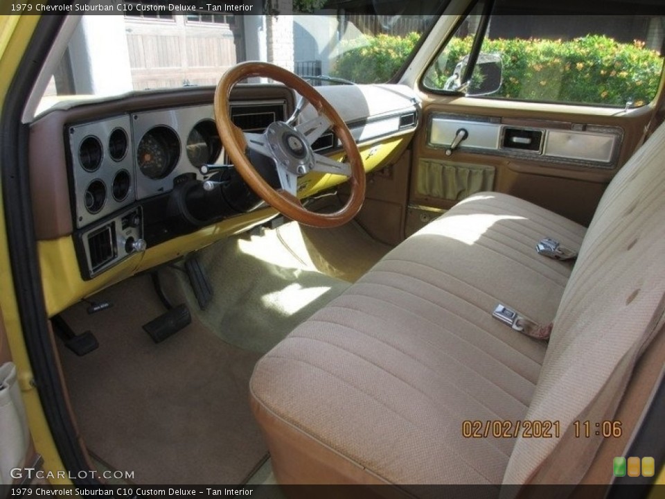 Tan Interior Photo for the 1979 Chevrolet Suburban C10 Custom Deluxe #143424019