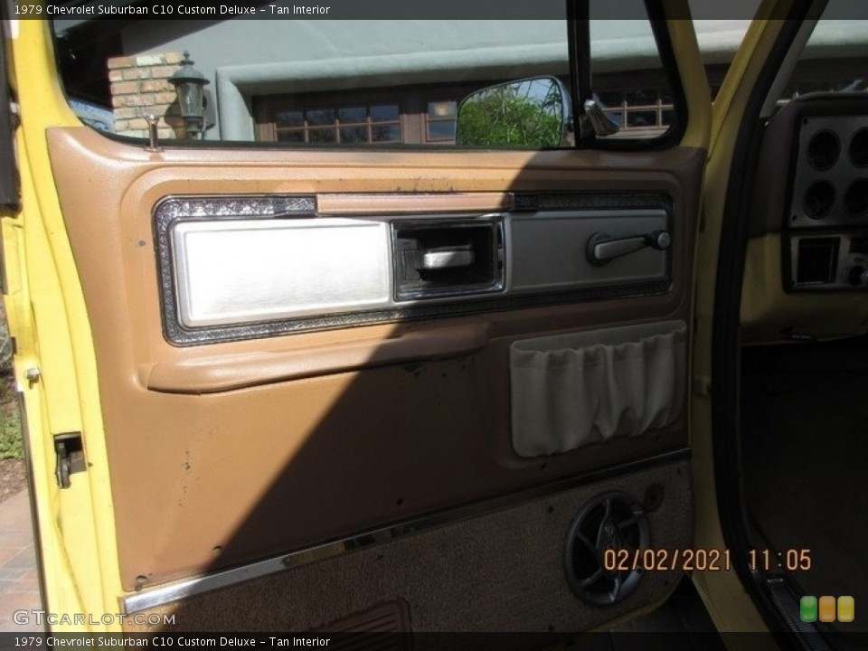 Tan Interior Door Panel for the 1979 Chevrolet Suburban C10 Custom Deluxe #143424031