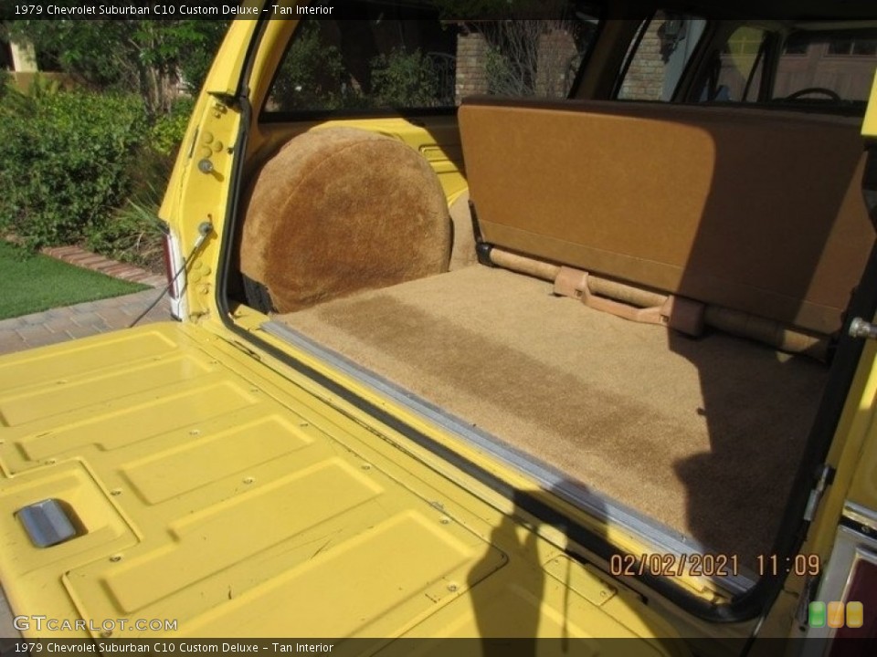 Tan Interior Trunk for the 1979 Chevrolet Suburban C10 Custom Deluxe #143424079