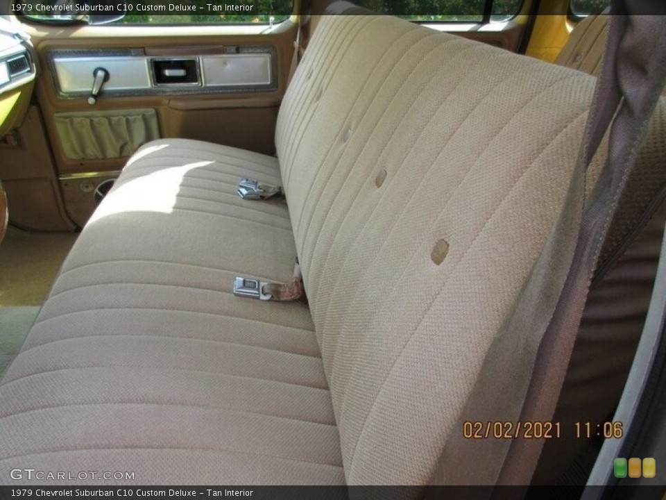 Tan Interior Front Seat for the 1979 Chevrolet Suburban C10 Custom Deluxe #143424091