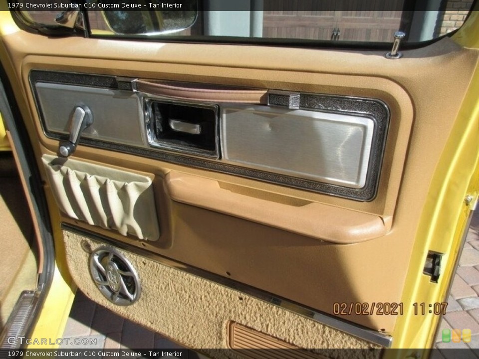 Tan Interior Door Panel for the 1979 Chevrolet Suburban C10 Custom Deluxe #143424142