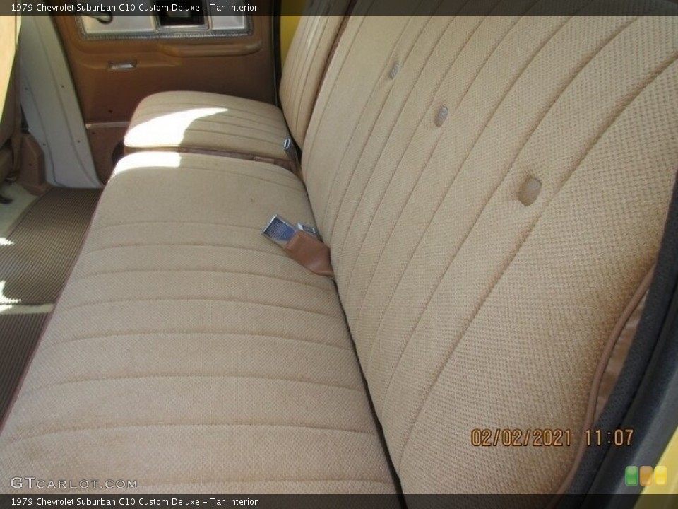 Tan Interior Front Seat for the 1979 Chevrolet Suburban C10 Custom Deluxe #143424178