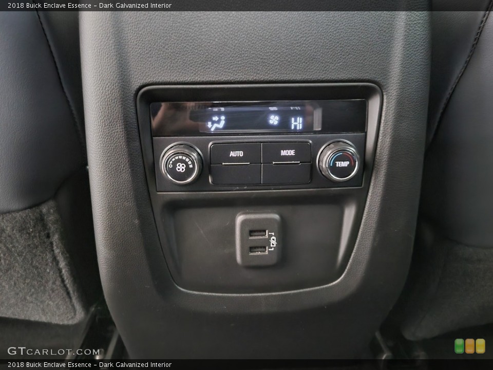 Dark Galvanized Interior Controls for the 2018 Buick Enclave Essence #143424968
