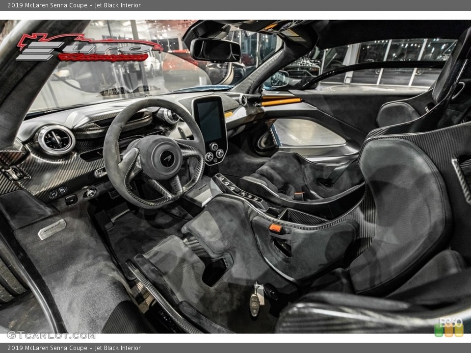 Jet Black Interior Photo for the 2019 McLaren Senna Coupe #143426285