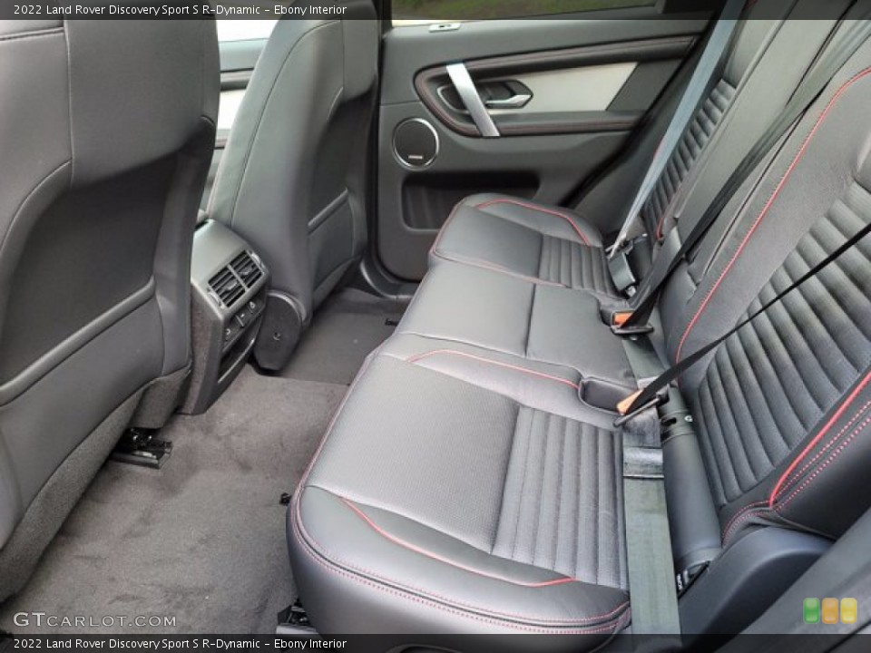 Ebony Interior Rear Seat for the 2022 Land Rover Discovery Sport S R-Dynamic #143427122
