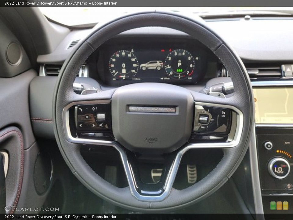 Ebony Interior Steering Wheel for the 2022 Land Rover Discovery Sport S R-Dynamic #143427341
