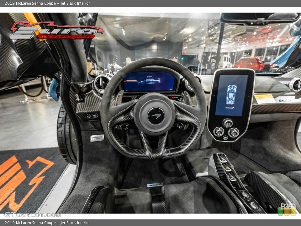 Jet Black Interior Steering Wheel for the 2019 McLaren Senna Coupe #143427356