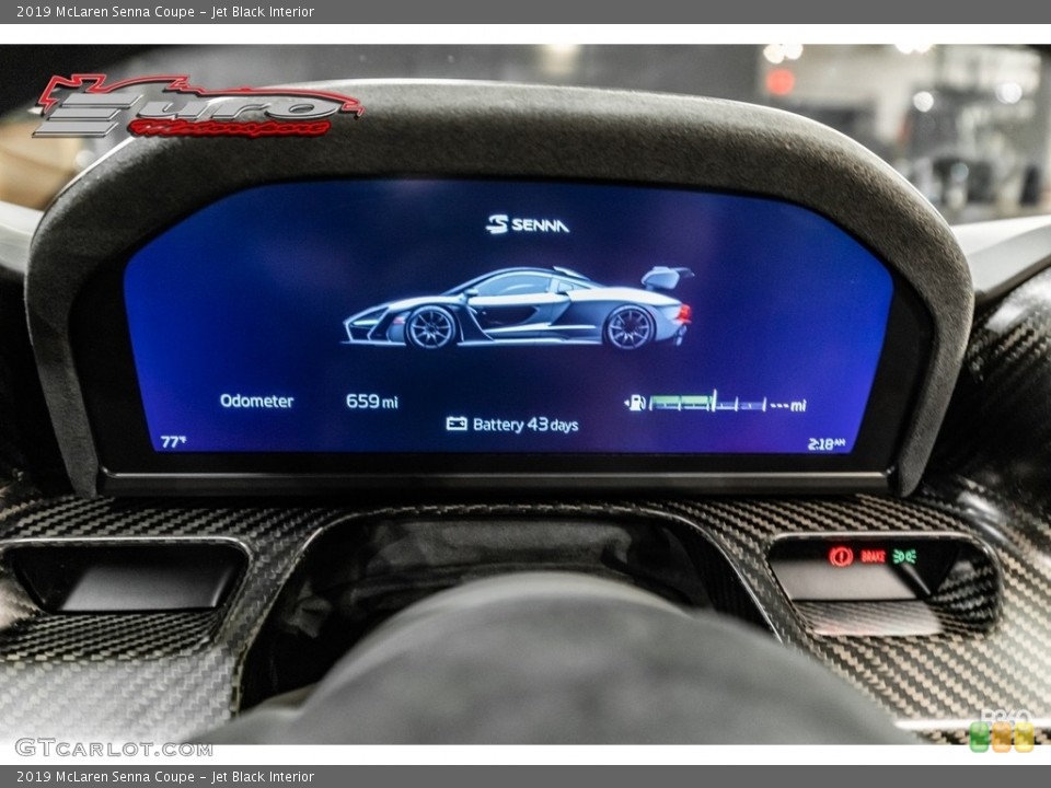 Jet Black Interior Gauges for the 2019 McLaren Senna Coupe #143427374