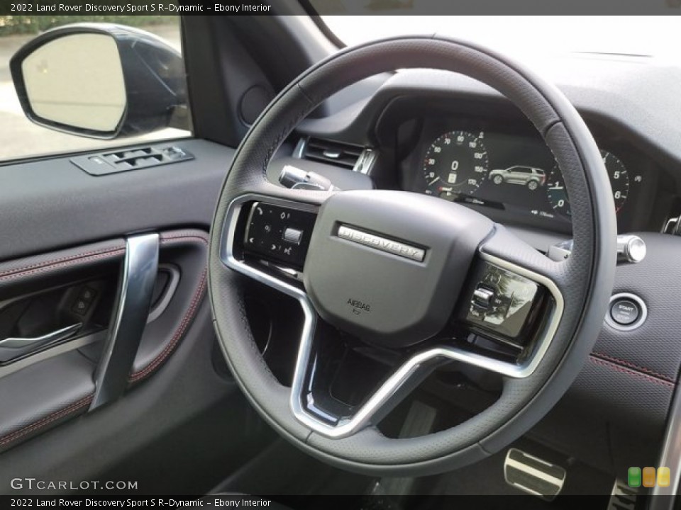 Ebony Interior Steering Wheel for the 2022 Land Rover Discovery Sport S R-Dynamic #143427581