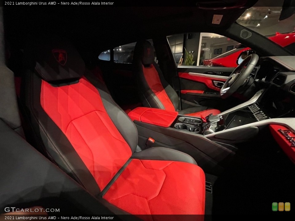 Nero Ade/Rosso Alala Interior Photo for the 2021 Lamborghini Urus AWD #143429222