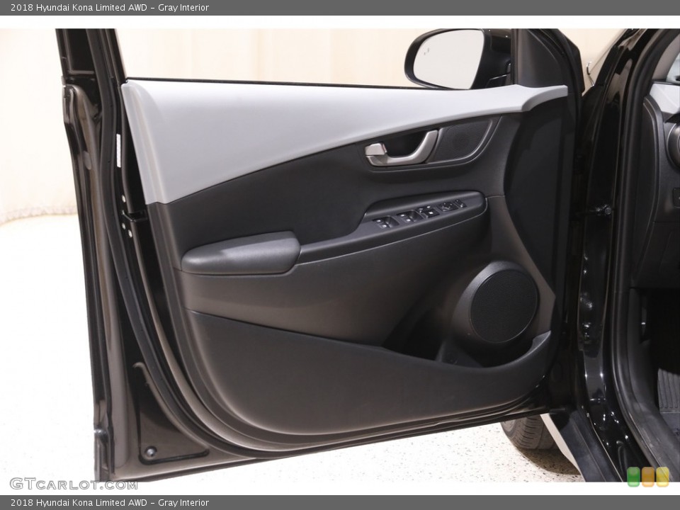 Gray Interior Door Panel for the 2018 Hyundai Kona Limited AWD #143429912