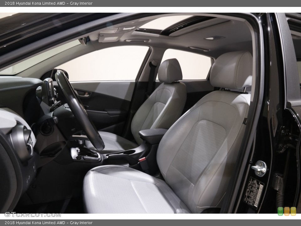 Gray Interior Front Seat for the 2018 Hyundai Kona Limited AWD #143429921