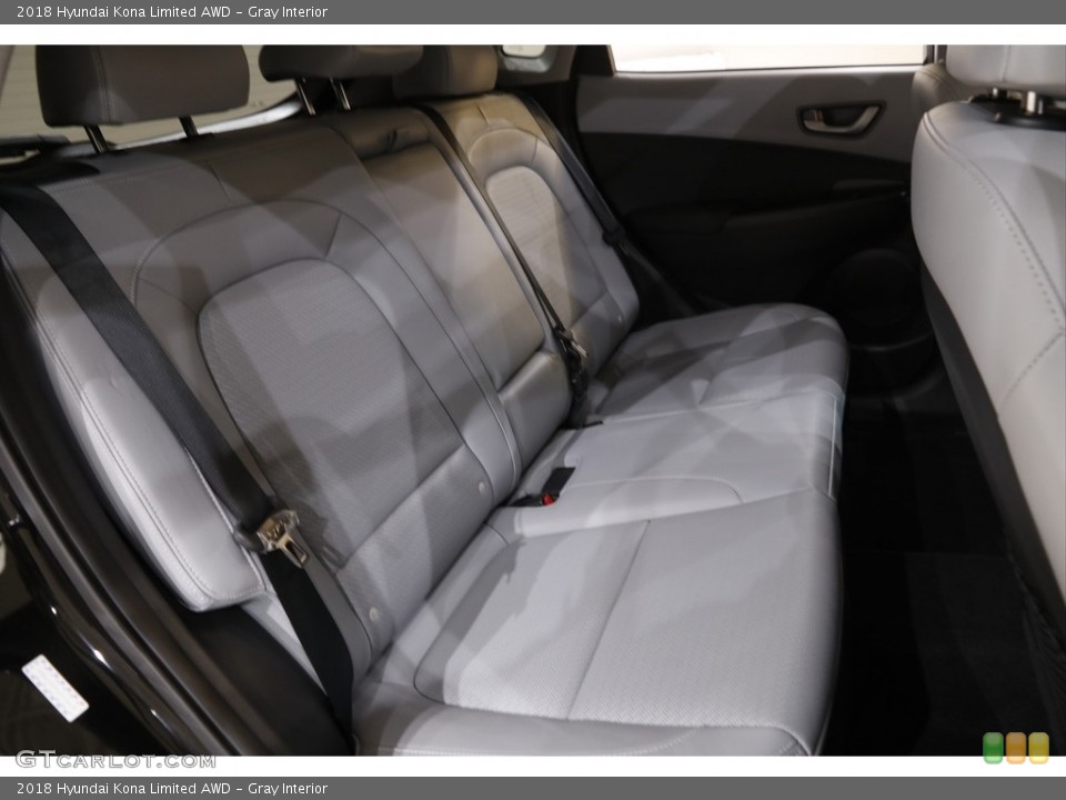 Gray Interior Rear Seat for the 2018 Hyundai Kona Limited AWD #143430041