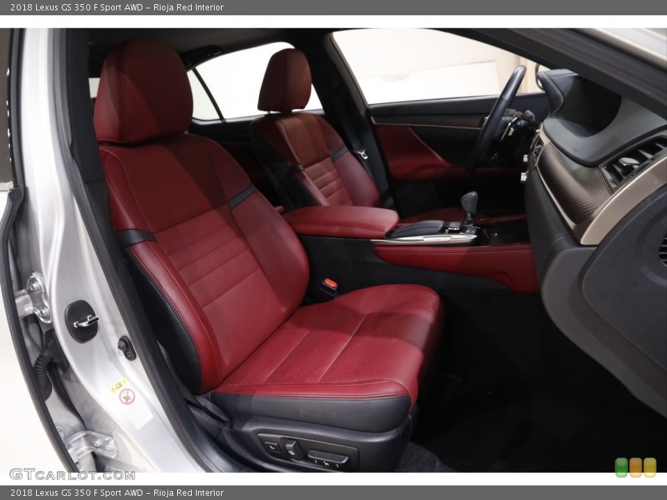 Rioja Red Interior Front Seat for the 2018 Lexus GS 350 F Sport AWD #143431376