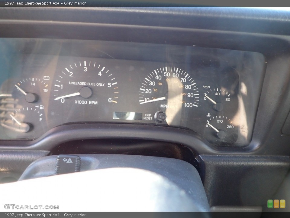 Grey Interior Gauges for the 1997 Jeep Cherokee Sport 4x4 #143435643