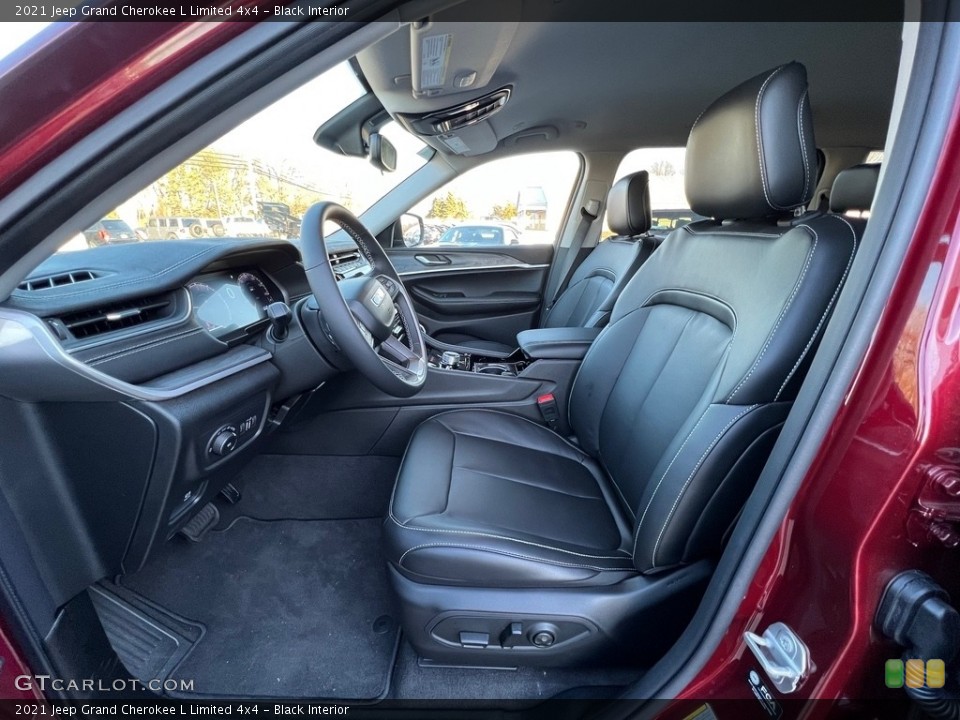 Black Interior Photo for the 2021 Jeep Grand Cherokee L Limited 4x4 #143436543