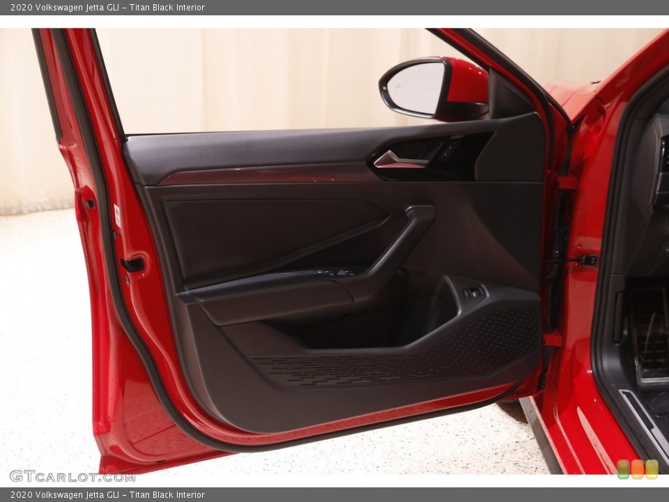 Titan Black Interior Door Panel for the 2020 Volkswagen Jetta GLI #143440383