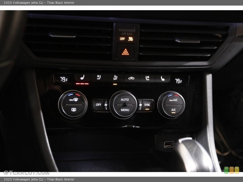 Titan Black Interior Controls for the 2020 Volkswagen Jetta GLI #143440554