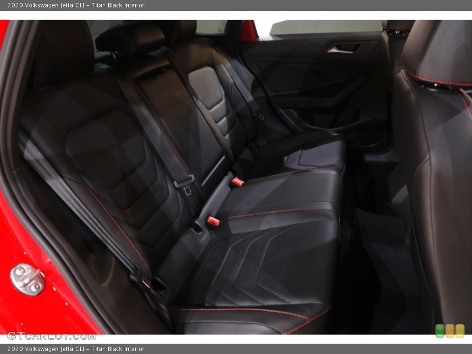 Titan Black Interior Rear Seat for the 2020 Volkswagen Jetta GLI #143440608