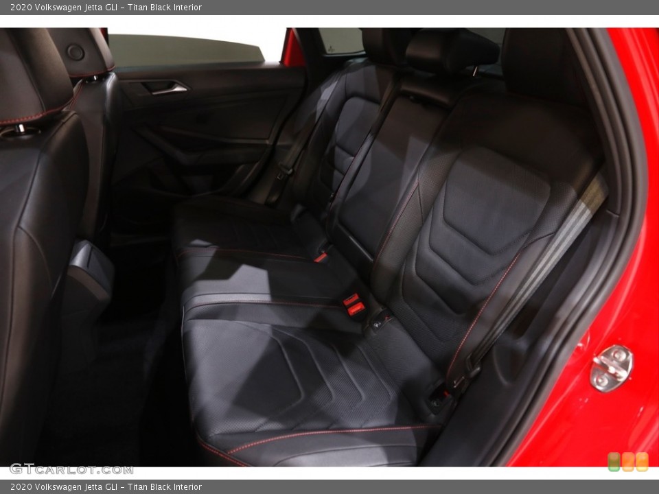 Titan Black Interior Rear Seat for the 2020 Volkswagen Jetta GLI #143440626