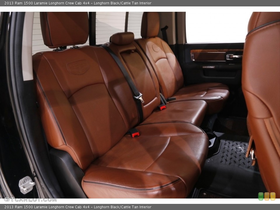 Longhorn Black/Cattle Tan Interior Rear Seat for the 2013 Ram 1500 Laramie Longhorn Crew Cab 4x4 #143441262