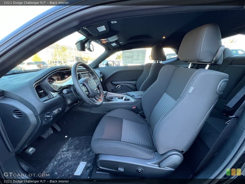 Black Interior Photo for the 2021 Dodge Challenger R/T #143441367