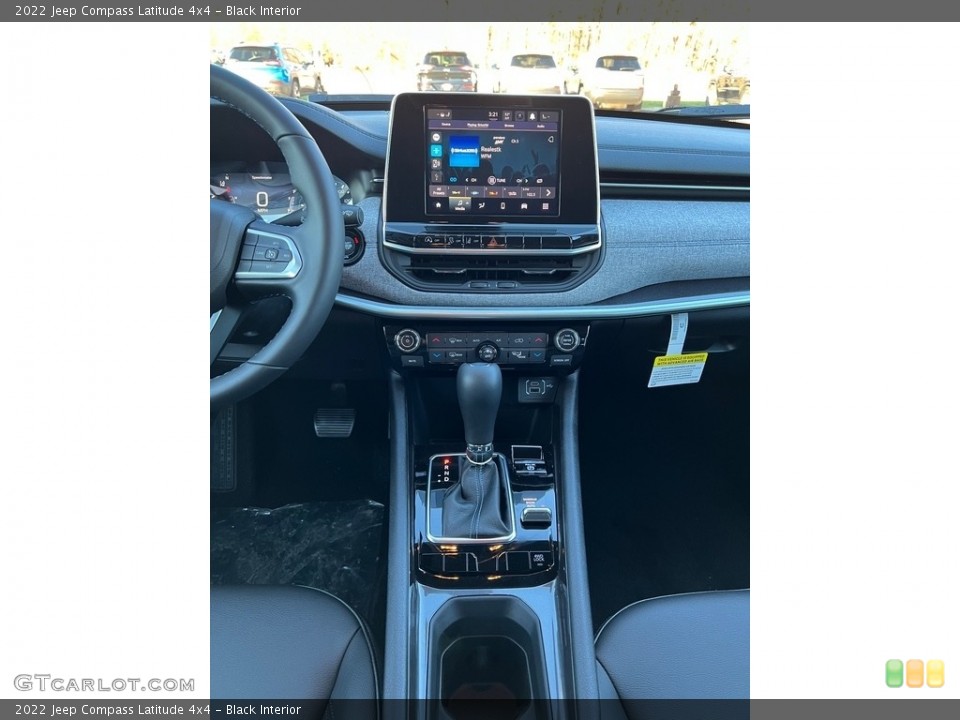 Black Interior Controls for the 2022 Jeep Compass Latitude 4x4 #143441583