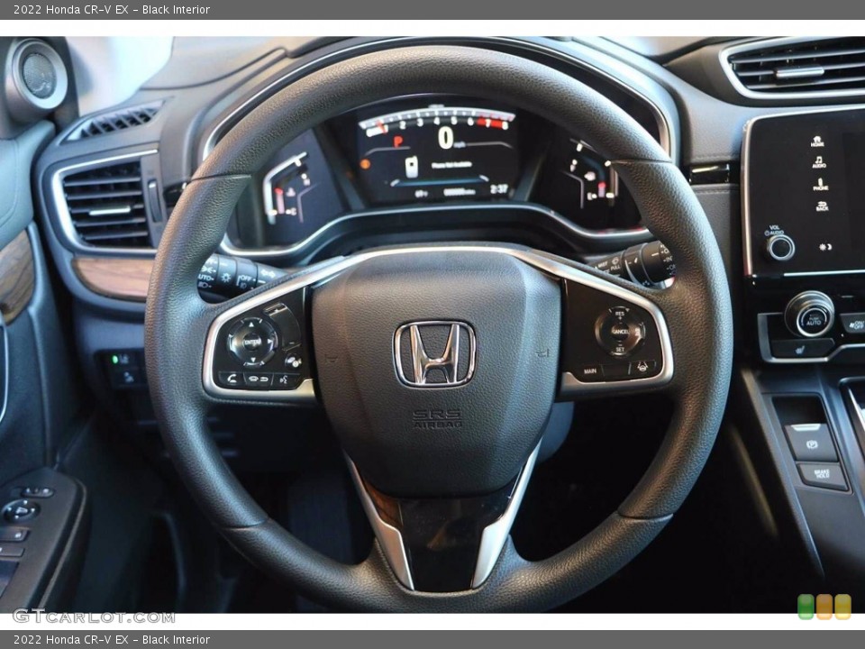 Black Interior Steering Wheel for the 2022 Honda CR-V EX #143443560