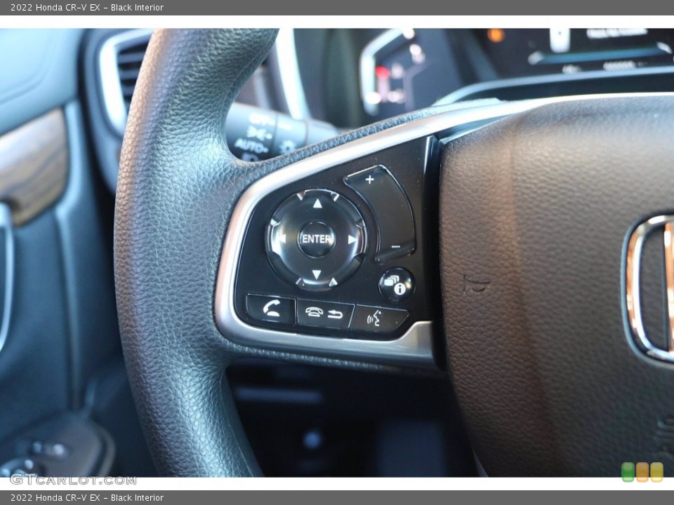 Black Interior Steering Wheel for the 2022 Honda CR-V EX #143443575