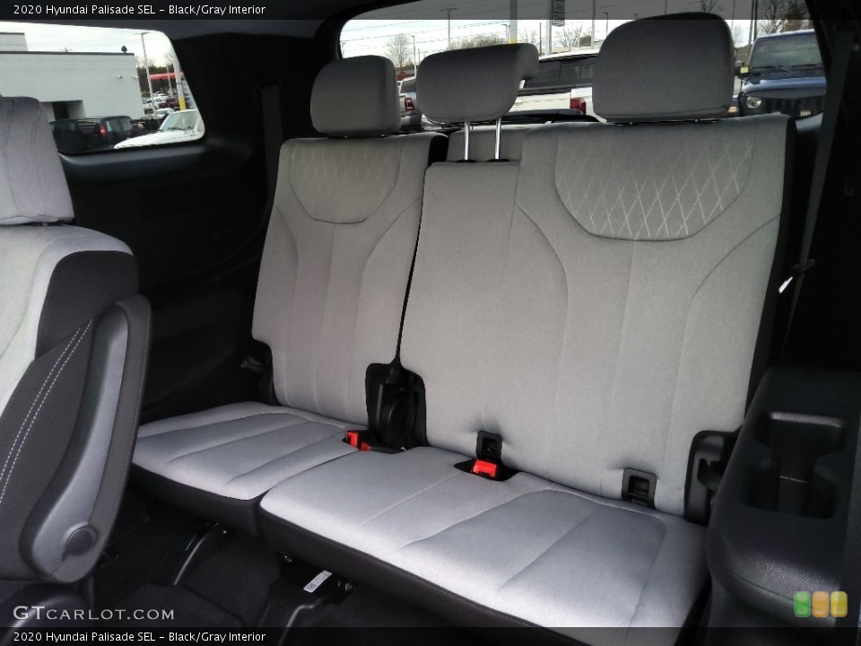 Black/Gray Interior Rear Seat for the 2020 Hyundai Palisade SEL #143445231